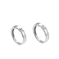 Wholesale Ring Jewelry 925 Sterling Silver Sun Moon Silver Lover Wedding Ring for Women Man