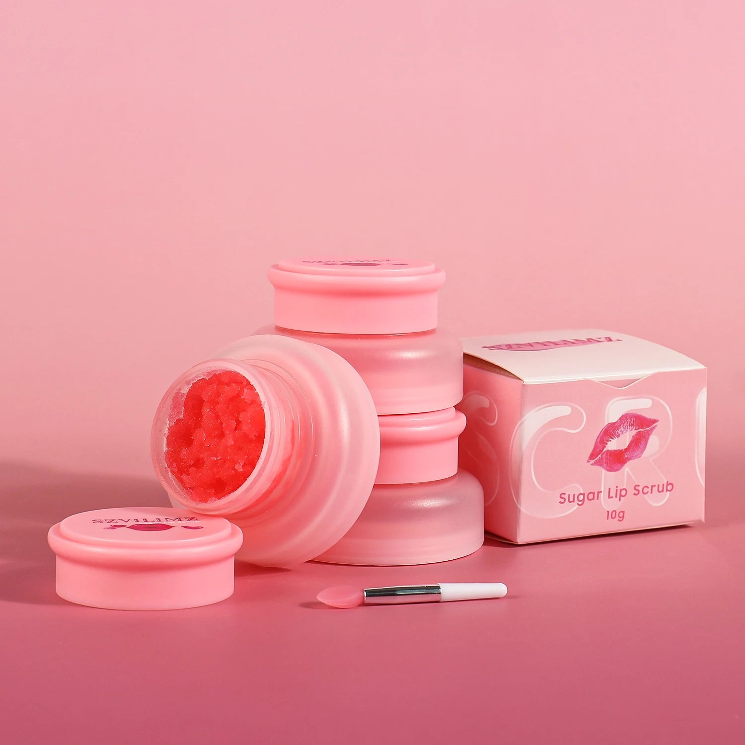 2024 New Promotional Natural Lip Scrub Vegan Exfoliating Vegan Lip Scrub