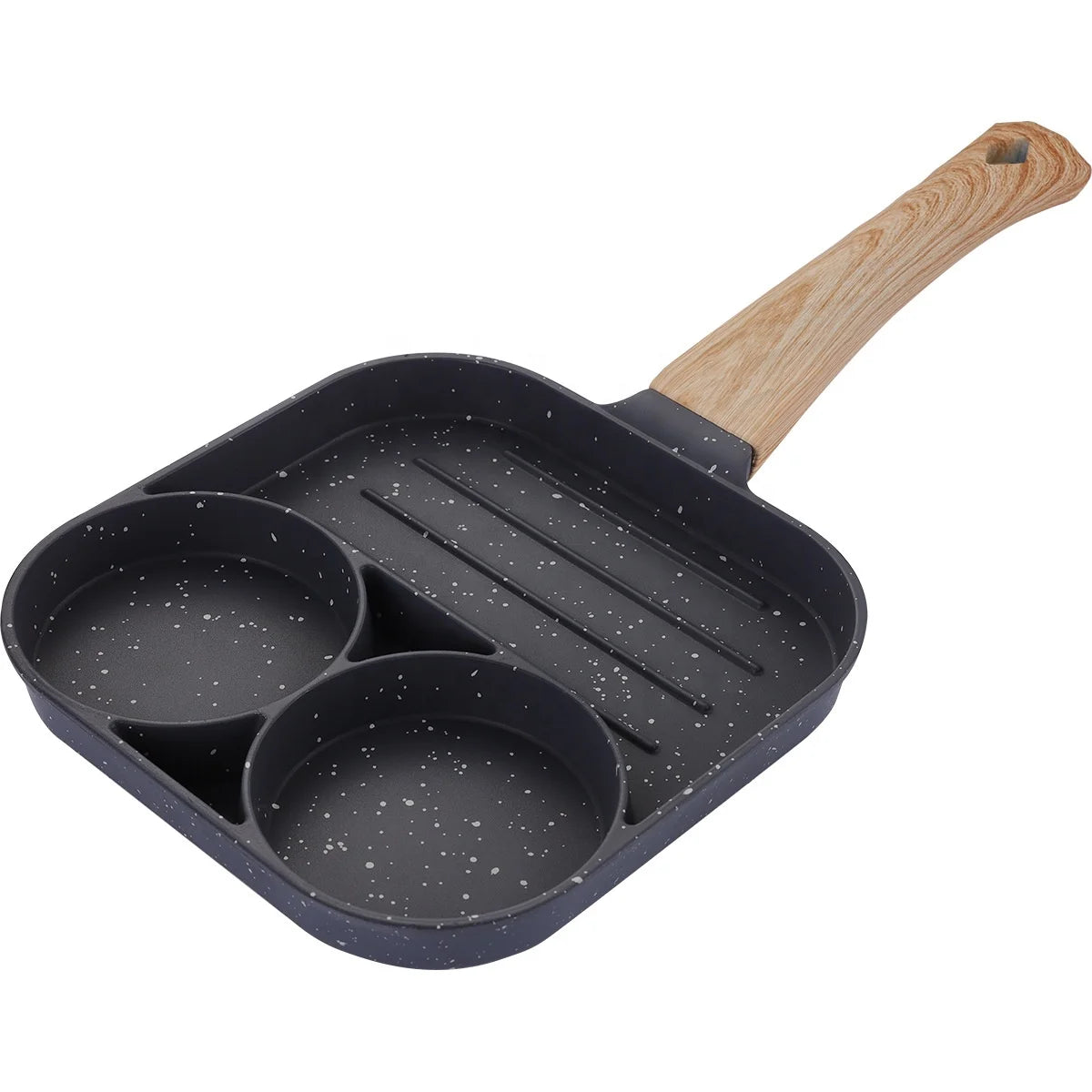 2/4 Hole Frying Pot Pan Thickened Omelet Non-stick Egg Pancake Steak Pan Cooking Egg Ham Pans Breakfast Maker Cookware