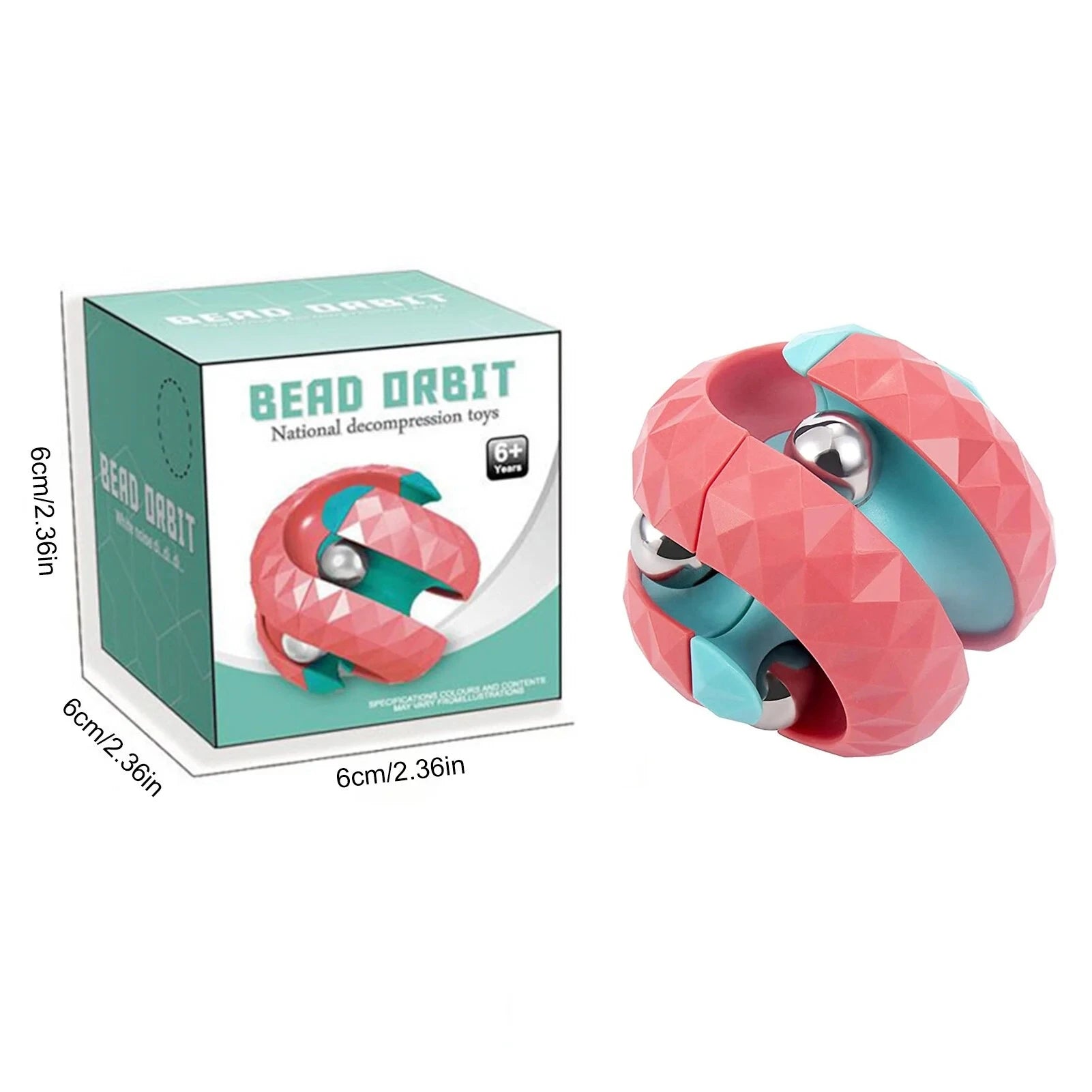 New Orbit Ball Toy Fidget Cube Puzzle Ball Spinning Toy Track Pinball Finger Spinner