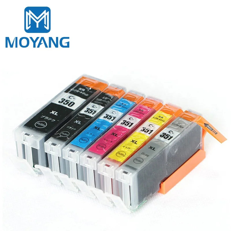 MoYang Compatible for CANON PGI-350 CLI-351 Ink Cartridge PIXMA MG5430/MG6530/ MG5530/IX6830/IP7230/MX723/MX923/MG6330 Printer