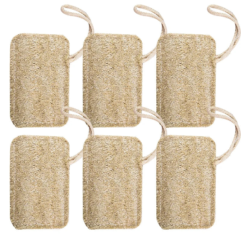 Eco-Friendly Natural Body Scrubbers Exfoliating Shower Loofah Gloves and Dish Pads Bath Brushes & Sponges