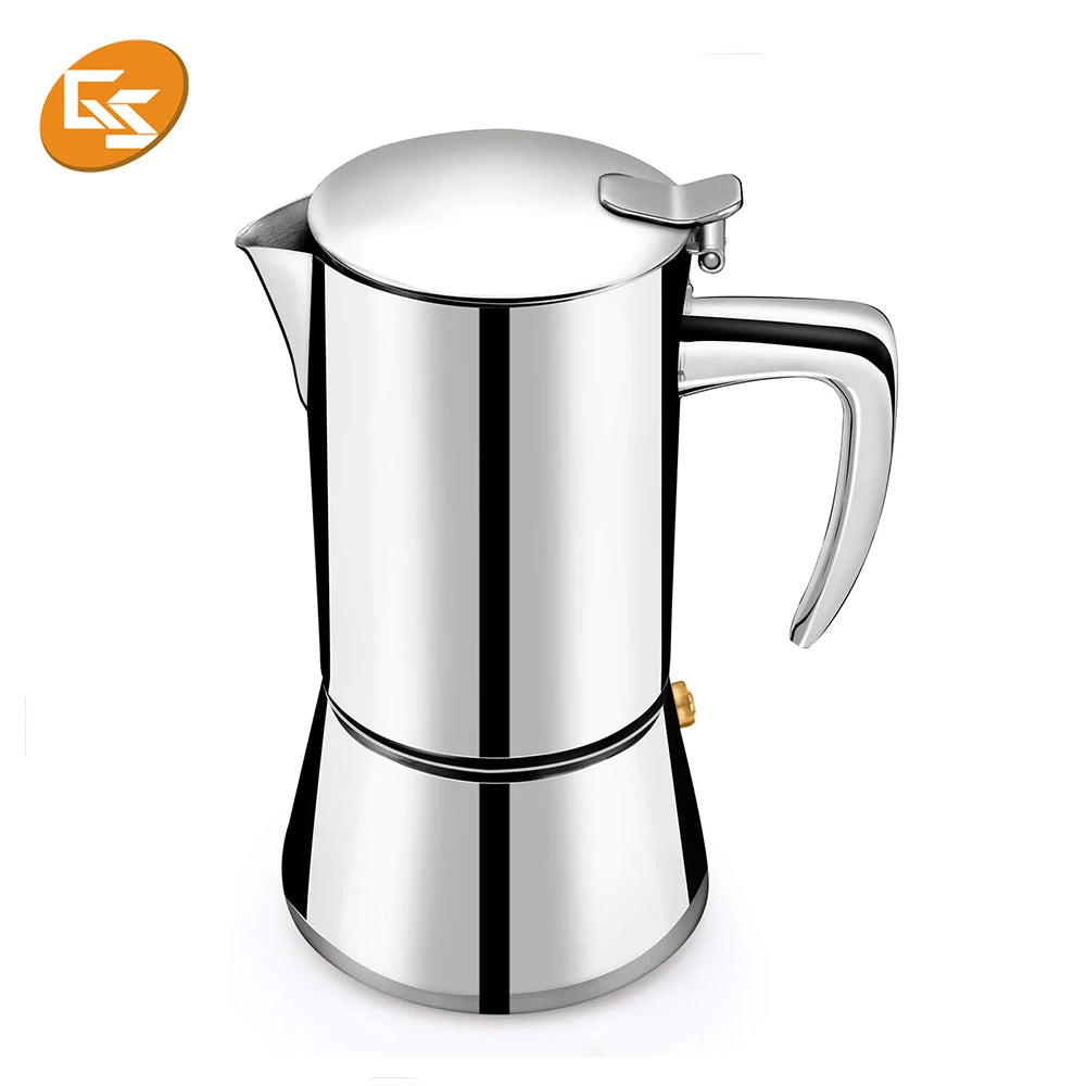 New Design Italian Espresso Coffee Maker Stovetop Espresso Maker Moka Pot