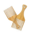 FYD Wooden Fork Combing Hair Insert Comb Oil Head Sharp Tail Big Back Head Modeling Bamboo Comb
