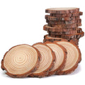 Eco-Friendly Natural Birch Wood Unfinished Round Slices Rustic Decorative Wall Accents DIY Crafts Unfinished Natural Wood Slice