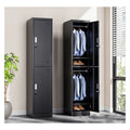White/grey/black Multiple Color Locker Small Floor Space Cabinet 2 Doors Storage Locker for School Office