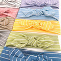 New Children's Headwear Soft and Comfortable Stripes Rabbit Ear Headband Cute Princess Hair Ornament Baby Hair Band