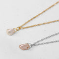 QS670 Minimalism Fashion Pendant Jewelry Freshwater Baroque Pearl Necklace