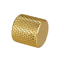 Gold Flat Top Knurled Knob Volume Tone Speed Control Knobs Metal Guitar Knobs for Electric Guitar Bass Parts