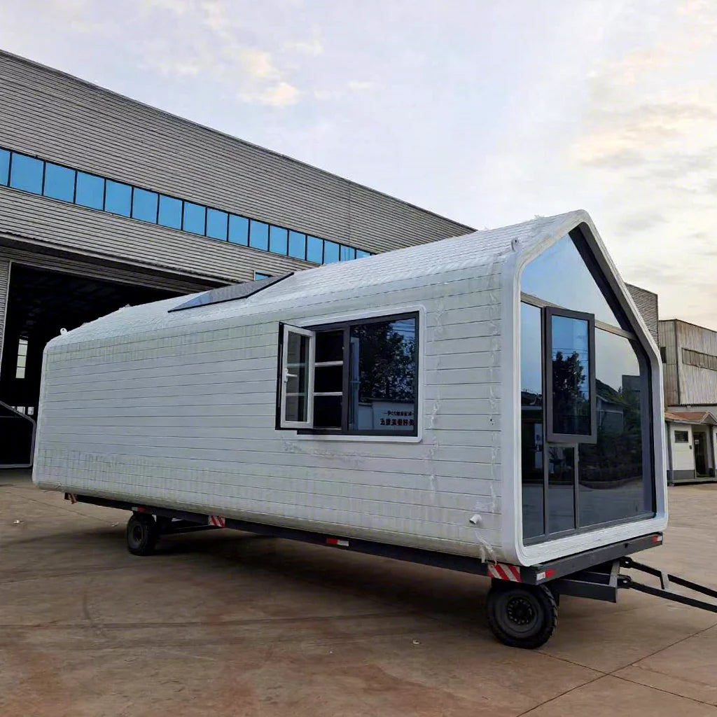 Modern Popular Style Detachable Container House for Home Office Movable Portable Trailer House Environmental Protection Low Cost