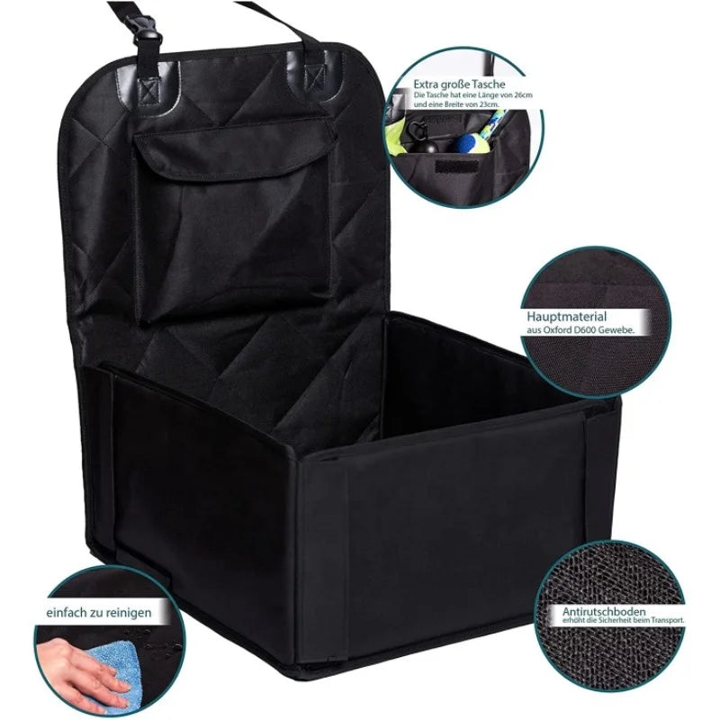 High-quality Car Dog Seat for Small to Medium Dogs extra Large Bag - Seat Belt for Front and Back Seat