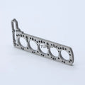 Custom Stainless Steel 5-Cylinder Engine Head Gasket Keychain Turbo Car Modification Pendant