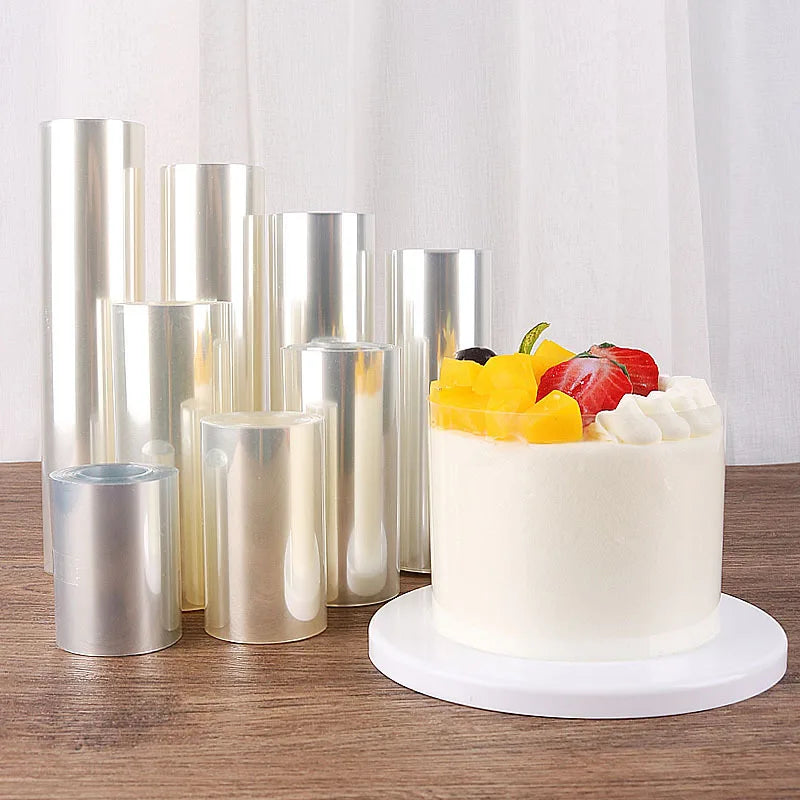 DIY Cake Collar Acetate Film for Cake Decor Transparent Cake Surround Film Mousse Sheets