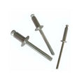 Custom Aluminium Rivets with Best Quality Round and Flat Head Aluminium Open-end Blind Rivet
