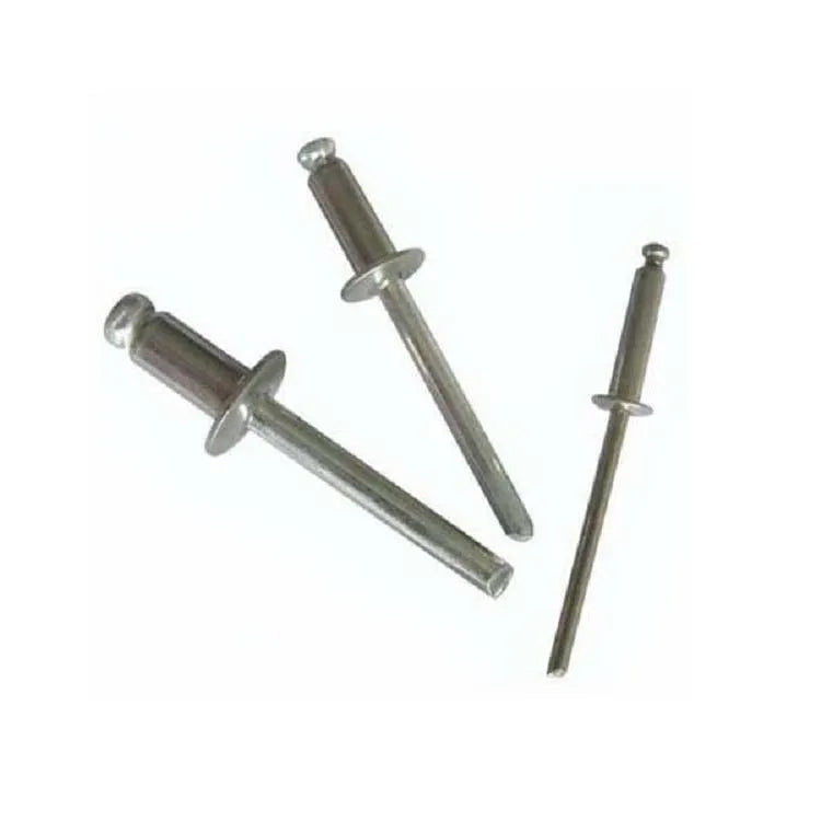 Custom Aluminium Rivets with Best Quality Round and Flat Head Aluminium Open-end Blind Rivet