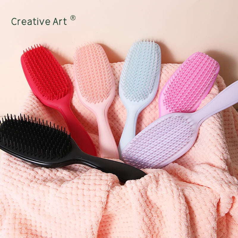 Top Selling Massage tangle Detangling Hair Brushes Detangling Brush for Curly Hair Detangling Hairbrush Custom logo