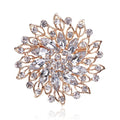 Fashion Accessories Acrylic Brooch Pins Luxury Rhinestone Flower Brooches Set Jewelry