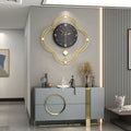Creative New Design Metal Modern Minimalist Unique Wall Clock Mechanism for Living Room Decor Bedroom