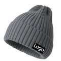 Manufacturer Custom Embroidered Label Fashion Winter Unisex Stripe Beanie Hats Skull Cap