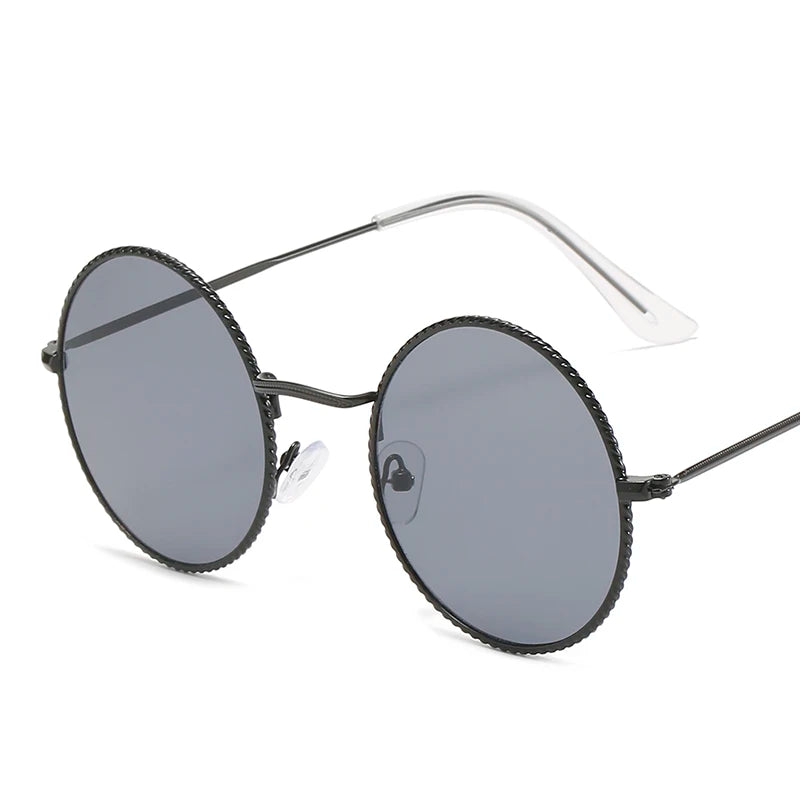 2026 Retro Fashion Unisex Vintage Round Sun Glasses Popular Brand Designer Sunglasses