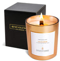 Wholesale Glass Candle Jar Custom Private Label Logo Home Fragrance Aromatherapy Luxury Scented Soy Wax Candles With Gift Box