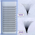XXL 5d 6d 7d 8d 9d 10d 12d 14d 16d 20d Pre Bond Lashes Pre Made Fans Cluster Lashes Eyelash Extensions Thin Base Promade Fan