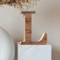 Classic DIY Craft Wooden Letters Alphabet Standing Wedding Home Table Decor with Religious Style