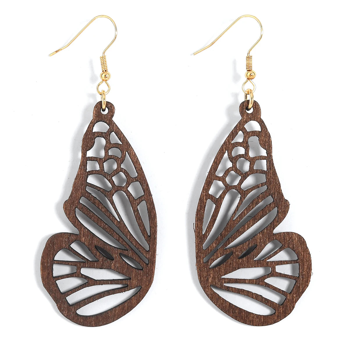 Fashion Jewelry Earrings butterfly Wood Earrings Jewelry Wood Earrings for Women