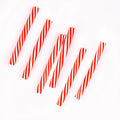 Hengxin 6*50MM Red Christmas Charms Polymer Clay Candy Canes Twist Swirl Candy Candy Cane for Christmas Crafts Decoration
