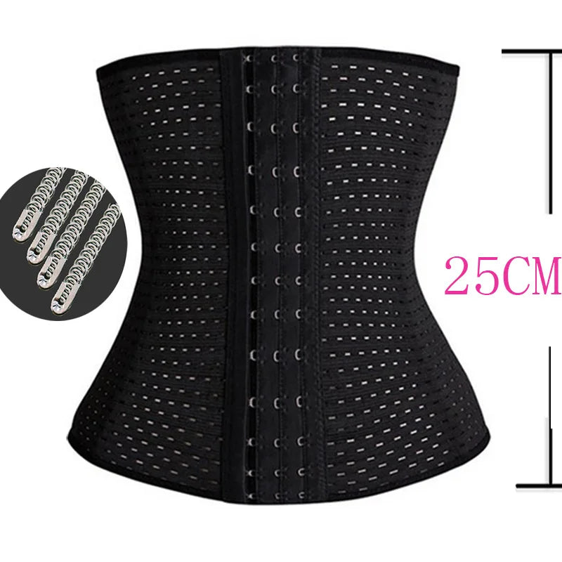 New Plus Size Underwear Women's Steel Boned Waist Trainer Weight Loss Body Shaper Corset