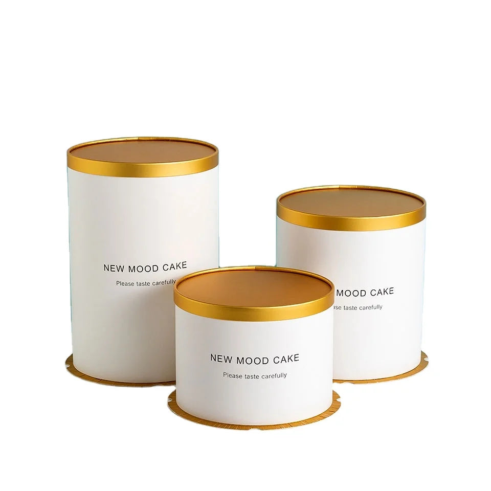 Custom Size Thickened 6 Inch Five Decker Cute Simple Cake Boxes Packaging With Logo