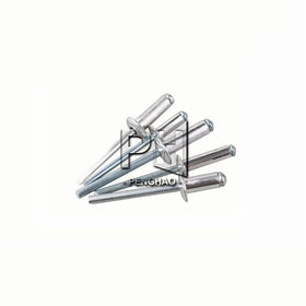 2.4 / 3.2 / 4/5 / 6.4mm Round Head Pull Rivets Aluminum Flat Head Rivets Solid Rivet Pull Nails for Furniture Cars Airplane