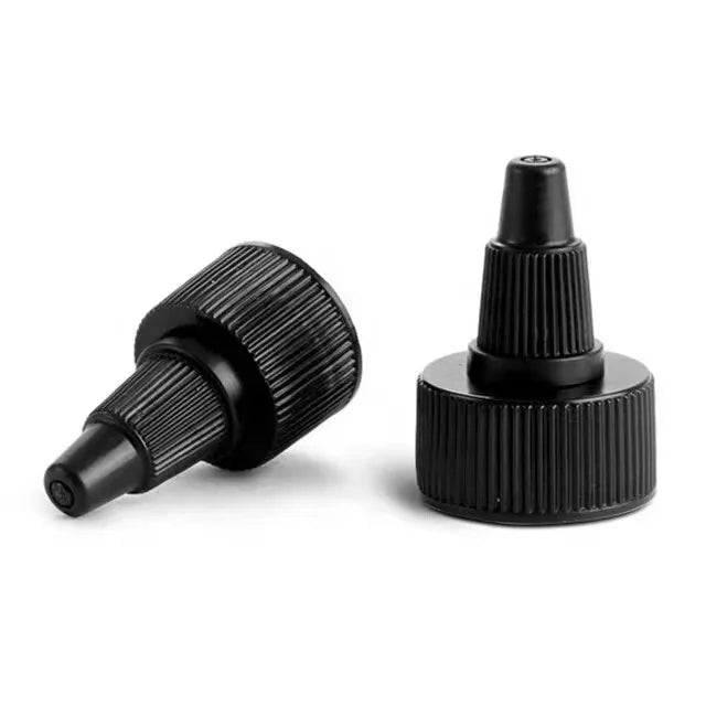 24mm Twist-on Top Cap Plastic Nozzle 20mm Twist Top Cap Plastic Screw Sauce Bottle Sipper Cap for Bottle
