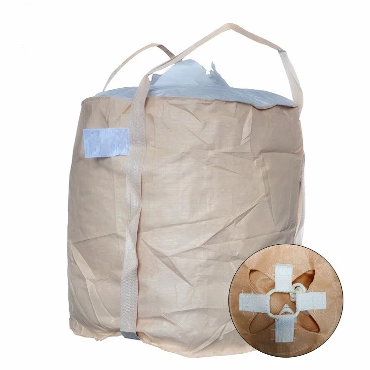 PP Scrap 1500kg Potassium Baffle Fibc Big Tons Jumbo Skip of Bag Used Scrap Dimensions