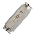 Stainless Steel SS316L 10mm Check Valve Non Return Pneumatic Push to Connect Fittings Forged RoHS Certified