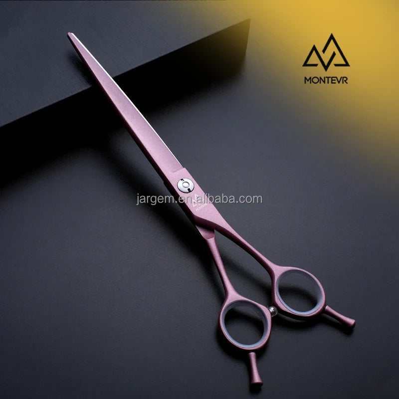 Light Weight Pet Grooming Scissors 7.0 / 7.5 Inch Dog Shears Japan Steel Scissors for Groomers
