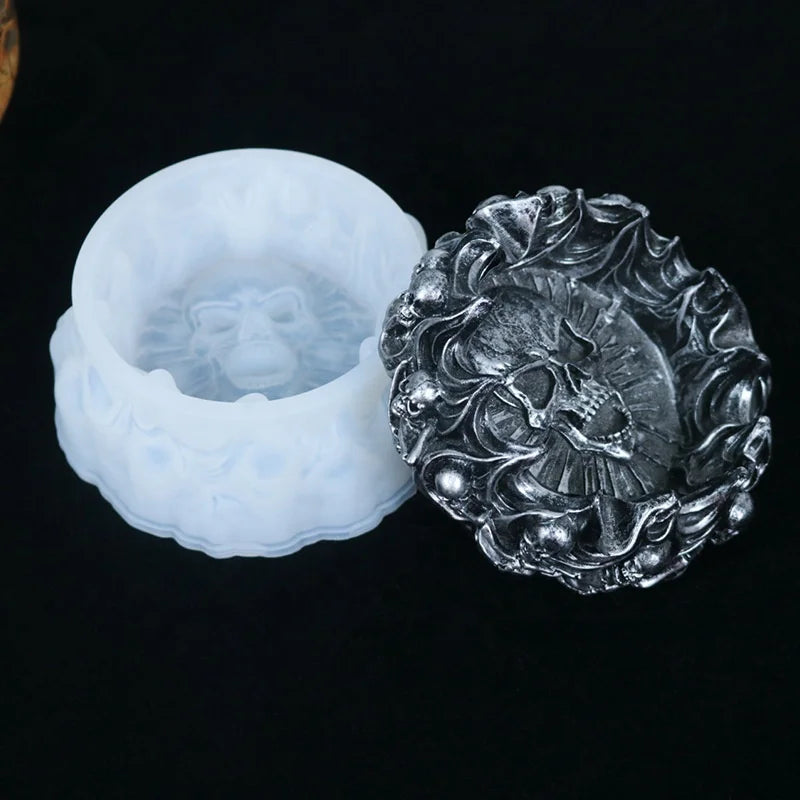 Handmade DIY Epoxy Resin Molds Ashtray Silicone Mold for Jewelry Resin