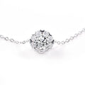 Factory Directly New Fashion Sterling Silver 925 Jewellery 0.5 Carat Moissnaite Charm Bracelets