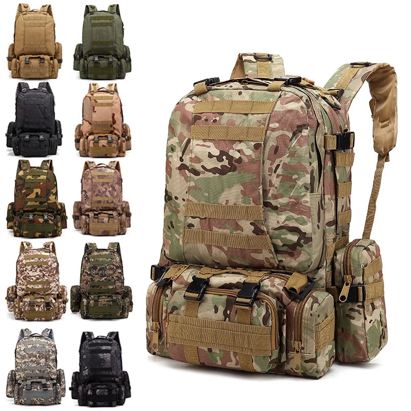 2023 LUPU 3 Day Assault Pack Molle Backpack Tactical Backpack for Outdoor Sport Travel Hiking Camping Pack