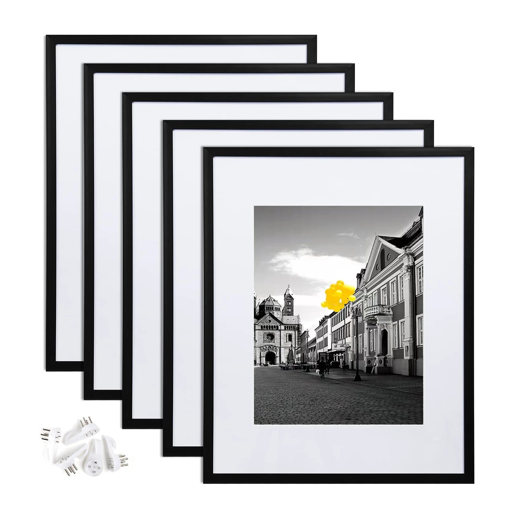 Marcos Molduras Para Cuadros PVC A4 A3 A2 A1 Picture Frames Set Black Art Frames