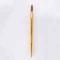 Wholesale Top Quality Latest Fashion Sable Acrylic Nail Brush Kolinsky Gold Metal Handle Size 12 14 16 18