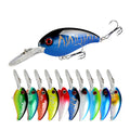 Deep Diving 100mm 14g Crankbaits Wobbler Fishing Lures Hard Baits Lifelike Design Realistic Movement Loud Rattles Hooks