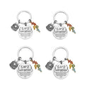 Custom Happy Birthday Keychain Keyring 18th 30th  Birthday Gift Behind You All Memories Before You All Your Dream Key Chain