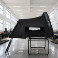 Popular Abs Hard Shell Folding Small Rooftop Tent Car with Telescopic Ladder