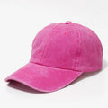Unisex Vintage Acid Wash Baseball Snapback Cap Hand Embroidered Plain Cotton Adjustable Unstructured Soft Ball Cap Sporty Style