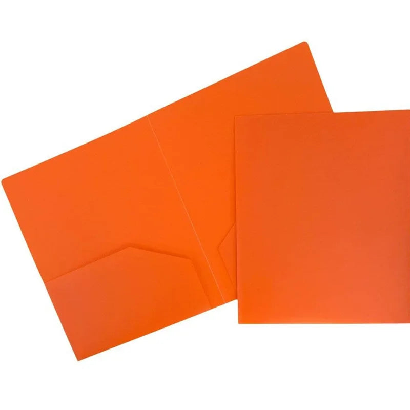 Custom Logo Kraft Paper A4 Folder with Color Card Pocket Factory Direct Supply for Office Stationery Manila Office File Folder
