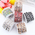 Self-Adhesive Loose Rhinestone Strip Bead Tape Shinning Trim for Shoes Bags Clothing Garments