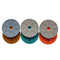 TRUE SHINE New Generation 3 Step Wet and Dry Granite Marble Diamond Polishing Pad
