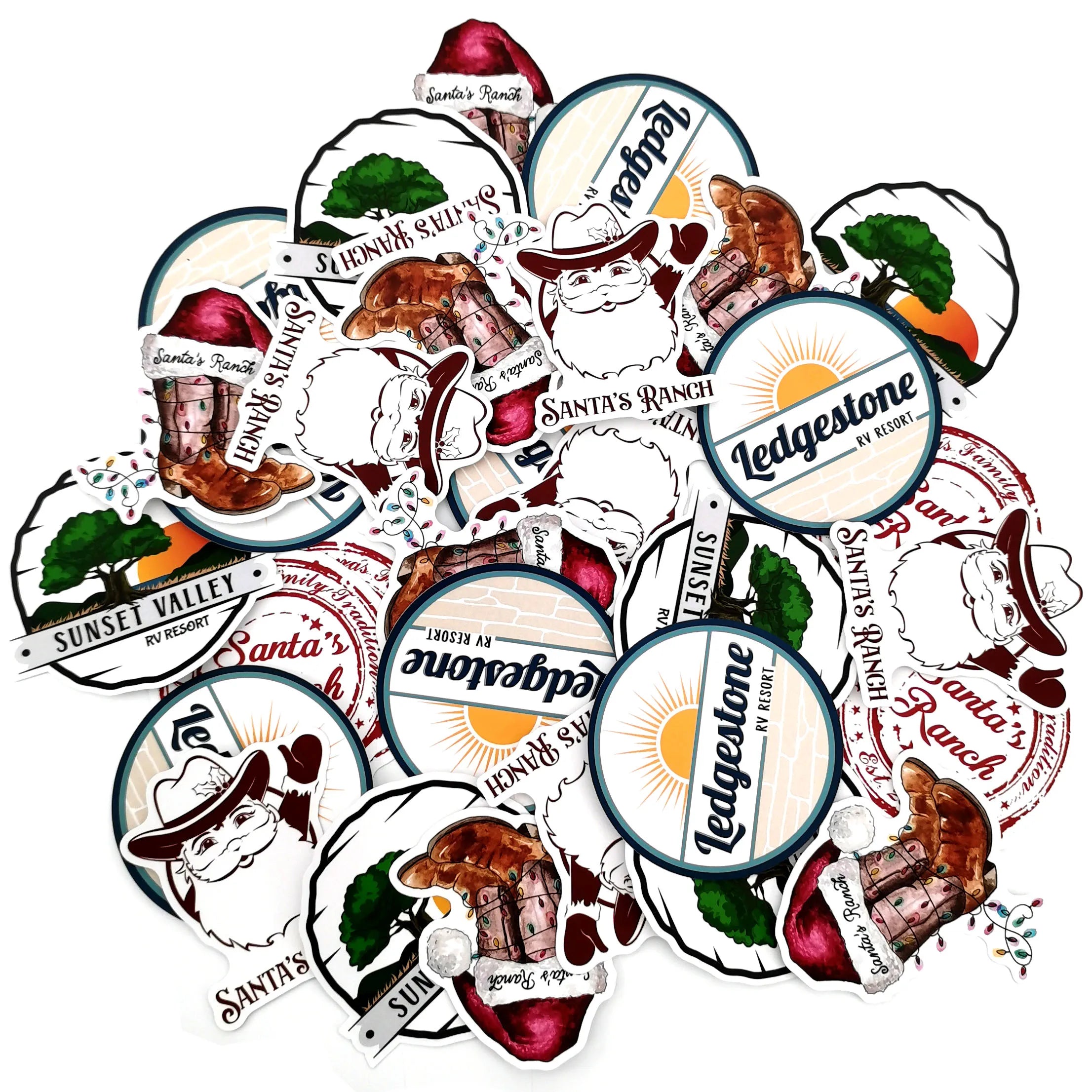 Hot Selling Cute Stickers Laptop Decoration Custom Waterproof Vinyl Stickers With Logo Adhesive Kiss Cut Cartoon Sticker Sheets