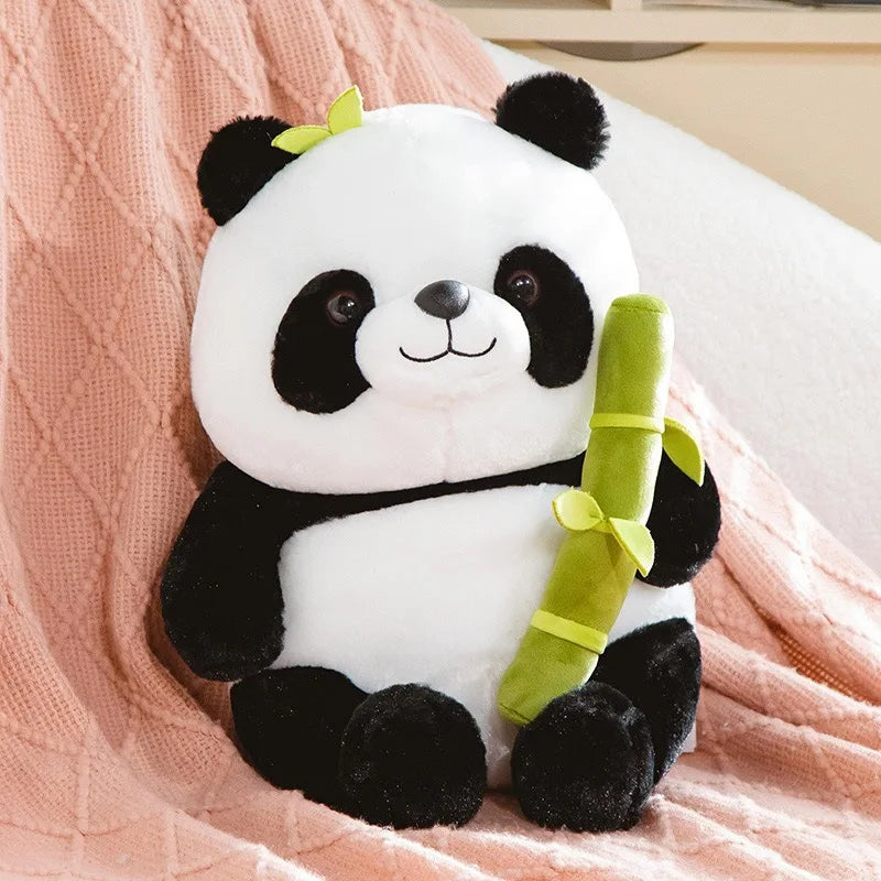 Super Soft Panda Bears Stuffed Animals Kids Toys Classic White and Black Plush Animal Bear Toy Gifts for Children